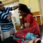 A doctor provides his own unique brand of treatment by slapping a 'possessed' patient in India