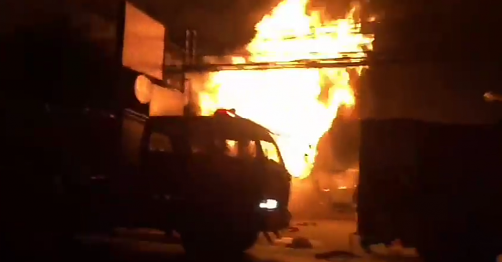 Pattaya fire Korean restaurant Fire strikes Korean