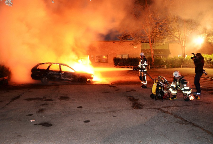 22 cars burned in Sweden as country rocked by rising crime
