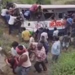 Bus crash in India kills 52 passengers as vehicle plummets into valley