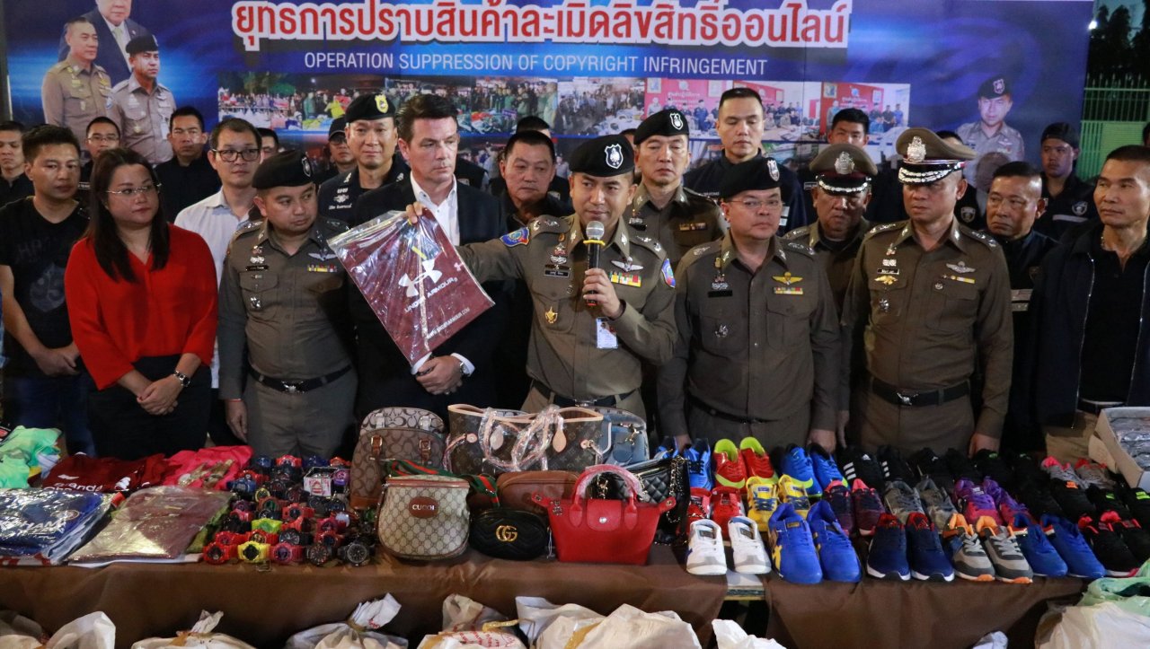 13,690 fake-brand goods seized in Korat