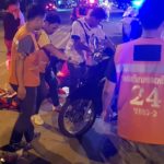 Bike Crash - Thep Prasit Rd