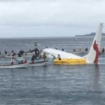 Body found inside plane days after it ditched into Pacific lagoon