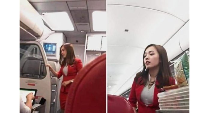 Hot : AirAsia flight attendant ‘soaring high’ after FB post