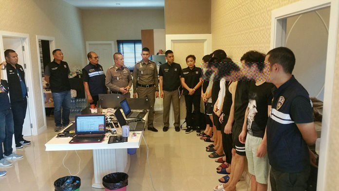 12 Chinese arrested for online loan-sharking in Huay Yai