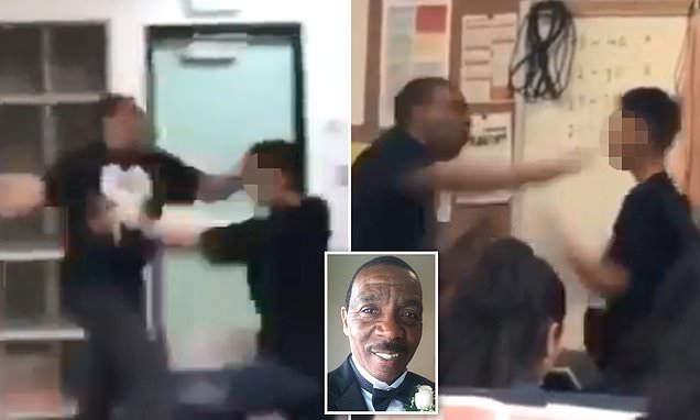 California Teacher Repeatedly Punches Student in Shocking Classroom