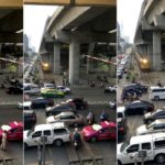 Clip of train caught in notorious Bangkok traffic goes viral