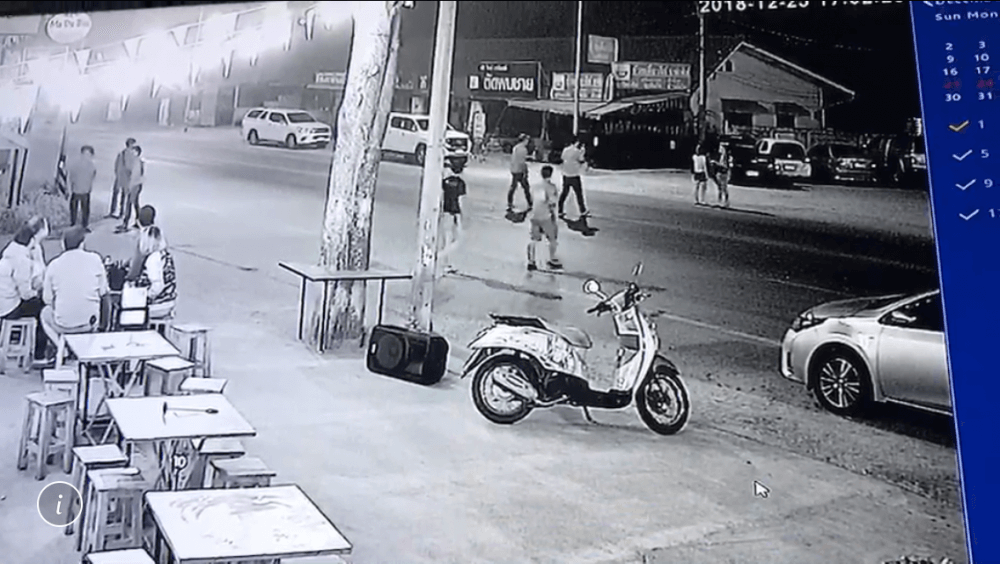 Damrongchai Monotham, 39, died at the scene, but not before killing his former girlfriend Boonyaporn Kantalah, 21, and security guard Weerapong Morpa, 28.Umaporn Srichampa, an acquaintance of Damrongchai, said he appeared drunk when he walked into the entertainment venue on Soi Mooban Wiang Bua. “He grabbed his girlfriend’s arm and dragged her out while she was with her friends, both men and women, at the place,” Umaporn said. “He threatened everybody by pulling out his gun and demanded that nobody intervene.” She said she tried to stop Damrongchai at one point, but relented when he turned the gun at her. So in the end, four security guards, including Weerapong, followed Damrongchai and Boonyaporn in the hope of helping her. “I saw five men and a woman walking out of the soi. They had some arguments and then I heard several gunshots,” another witness said. The injured were rushed to Lampang Hospital and police have cordoned off the site. Initial investigation suggests that Damrongchai had been drinking when he found out on social media that Boonyaporn was partying with friends nearby. After they broke up, she had repeatedly ignored his efforts to reconcile, which might have driven him to anger. After shooting the security guard and Boonyaporn, Damrongchai shot himself with the last bullet.