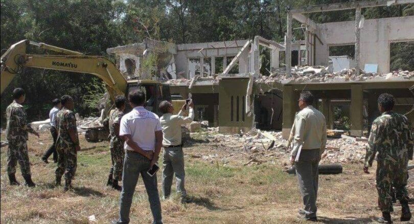 Anantara property demolition begins after court order