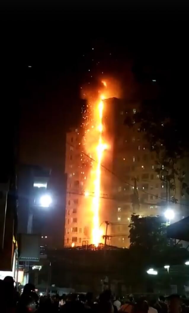 Blaze breaks out at casino building in Cambodia
