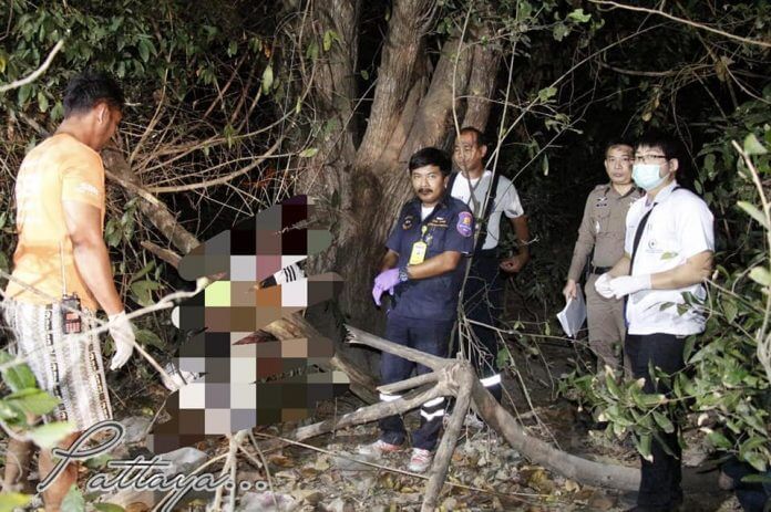 Mystery Foreigner found hanging in vacant forested area on Pratumnak Hill