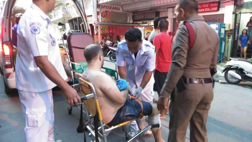 Briton injured by knife-wielding Thai wife in Pattaya