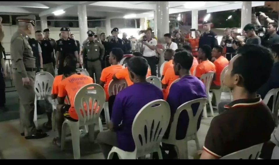 Hundreds more foreigners arrested for being in Thailand illegally