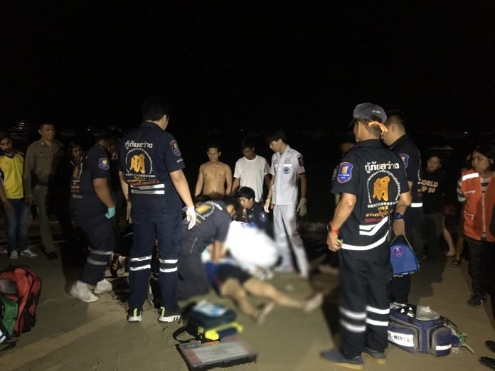 Attempted murder on Pattaya Beach? Chinese tourist in hospital