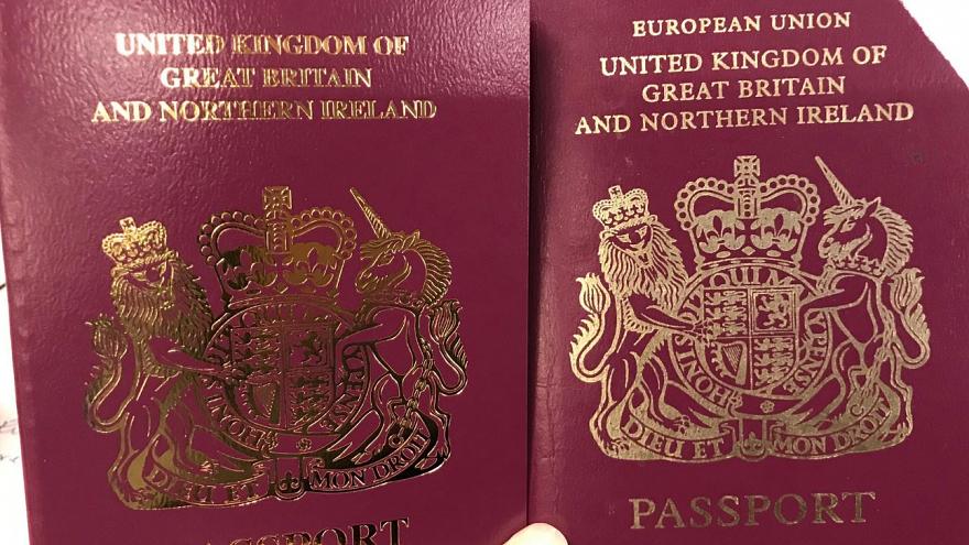 British passports have removed the words ‘European Union’