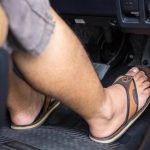 FLIPPING OUT How driving in flip flops could land you a £5,000 fine, NINE penalty points and a road ban