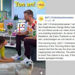 German Morning Show apologizes for making fun of Thai Culture