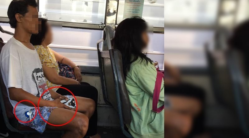 Good citizens help catch a thief acting suspicious in a bus.