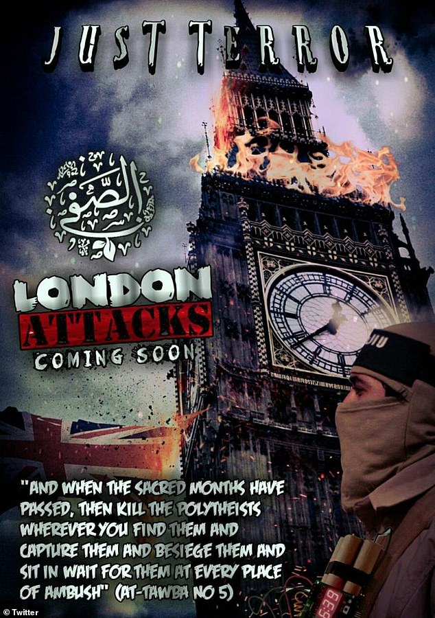 ISIS fanatics depict Big Ben on fire