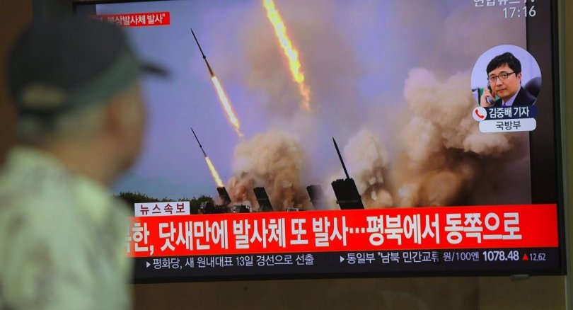 North Korea appears to have fired two missiles