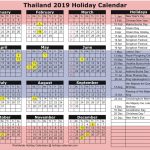 Public Holidays in Thailand for 2019