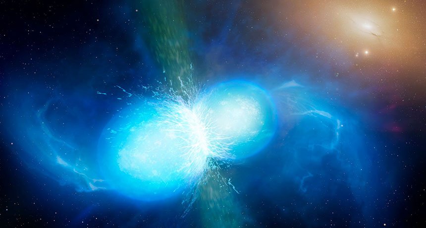 Scientists just observed a crash between two neutron stars