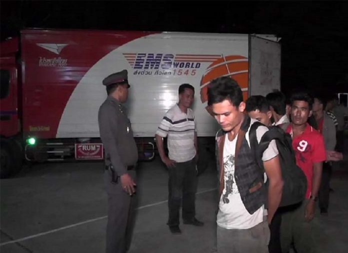 THAI POSTMAN BUSTED SMUGGLING MIGRANTS IN MAIL TRUCK