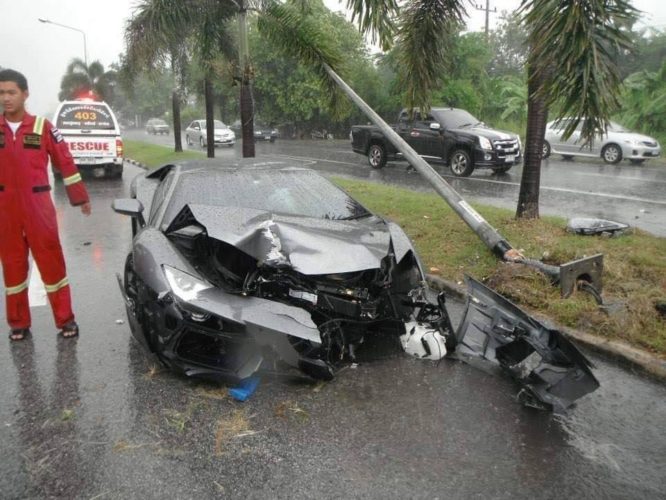 Million Dollar Lamborghini SMASHED in Pattaya