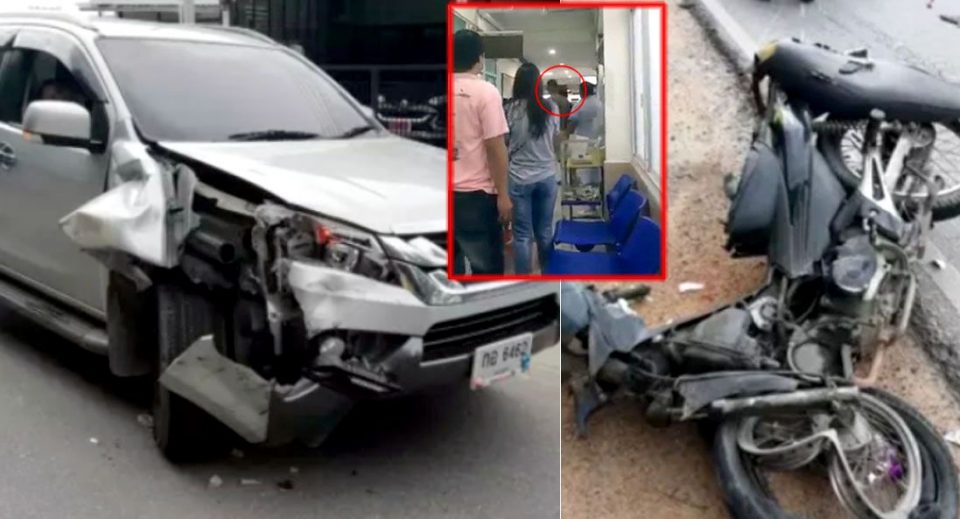 Face-slapping patient returns to same Rayong hospital, this time as road accident victim