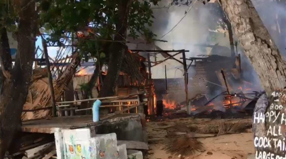Fire destroys restaurant on Koh Lanta