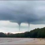 Two waterspouts spotted in Krabi