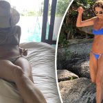 Elle McPherson displays her age-defying body in Thailand