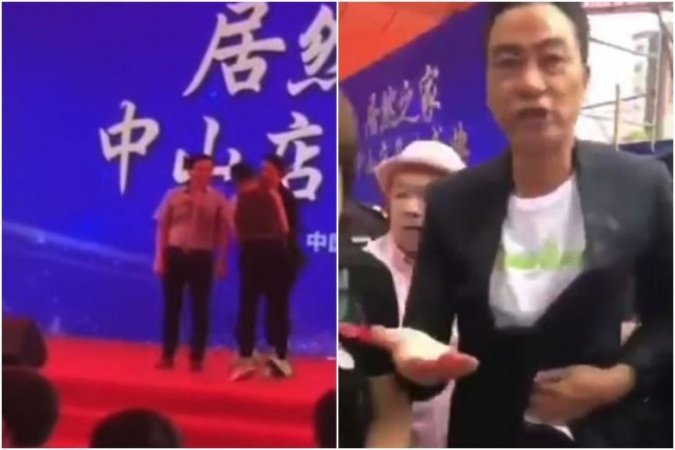 Hong Kong actor Simon Yam stabbed in abdomen at promotional event in China
