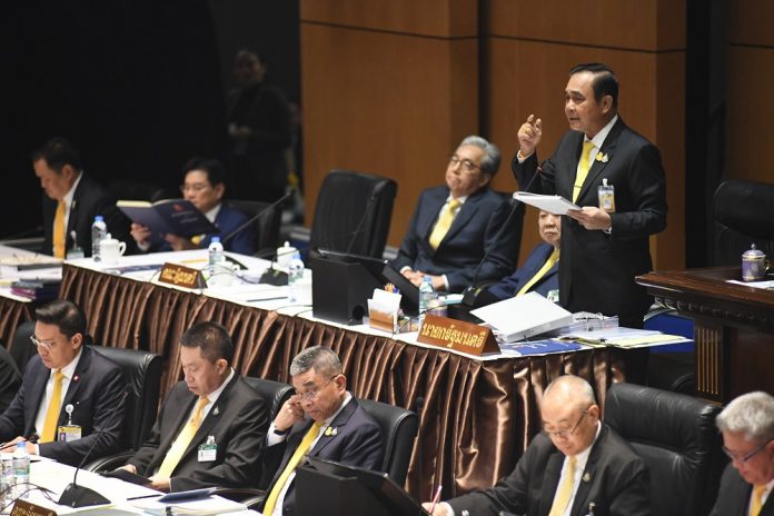 PRAYUTH STRUGGLES TO KEEP HIS COOL AS HE DEFENDS GOV’T POLICIES