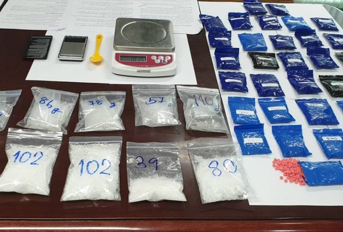 Three Thai men arrested in Pattaya in drug sting with large amount of Yabba and Crystal Meth