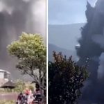 Volcano ERUPTS as locals run for their lives