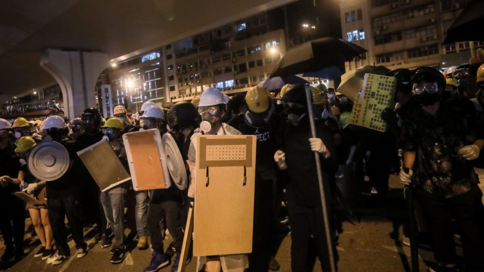 ‘Triad Gangs’ attack pro democracy supporters in Hong Kong
