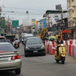 City-wide roadwork leaves Pattaya traffic in gridlock