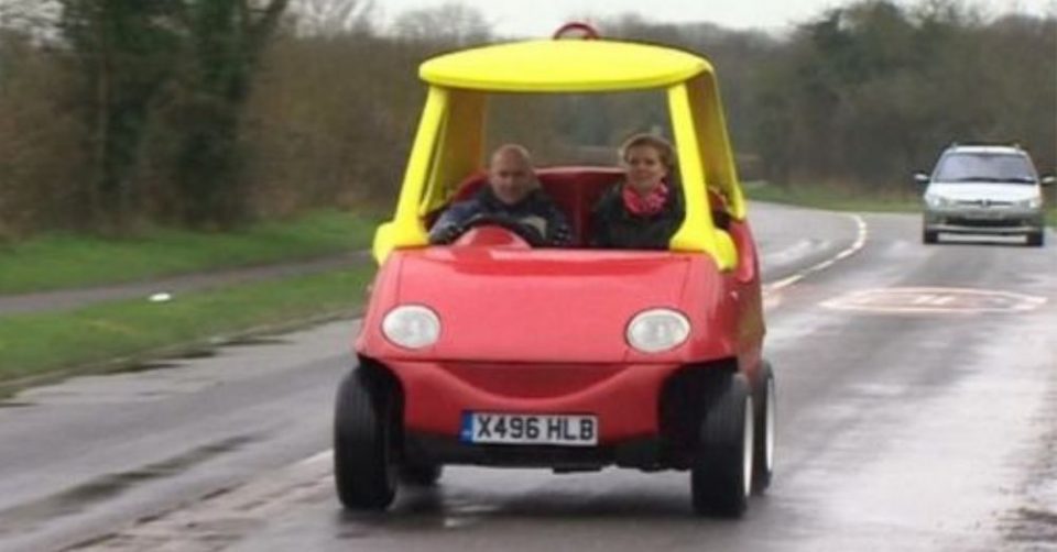 Adult Version Of The Little Tikes Toy Car Is Legal And It Goes Up To 70MPH