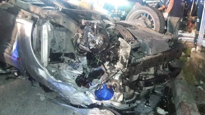 Safety advocates push for action after horror crash in Samut Prakan yesterday