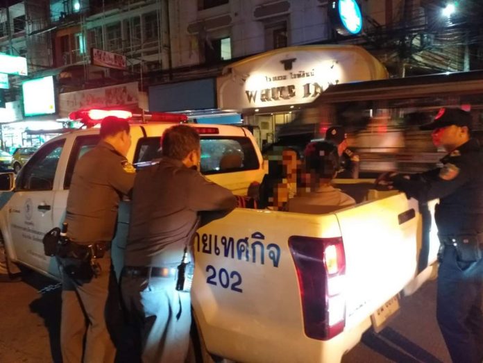 Multiple Beggars with children escape after being detained in Pattaya