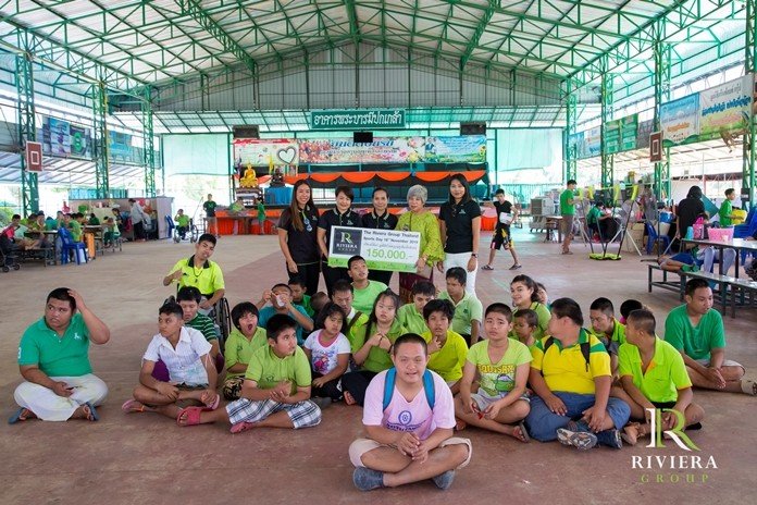 They also presented 150,000 baht to the Ban Khru Boonchu Home for Special Needs Children.
