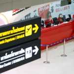 The buzz returned to Don Mueang Airport on Friday (May 1), as Thai AirAsia and Thai Lion Air resumed flights on domestic routes after flying was temporarily halted due to the Covid-19 outbreak.Passengers started arriving from 5am. The airport has installed additional measures to screen passengers, such as thermometers at every entrance, including the exit at the passenger terminal. Officers are enforcing distancing between passengers to reduce the risk of being infected with Covid-19.