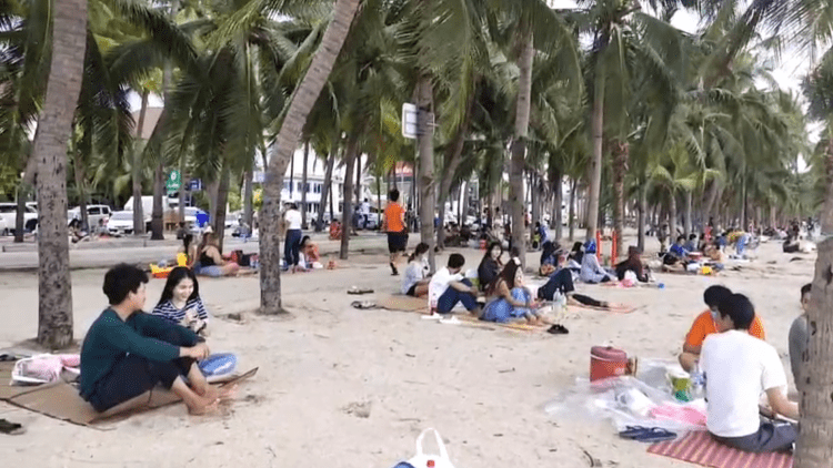 Bang Saen beach