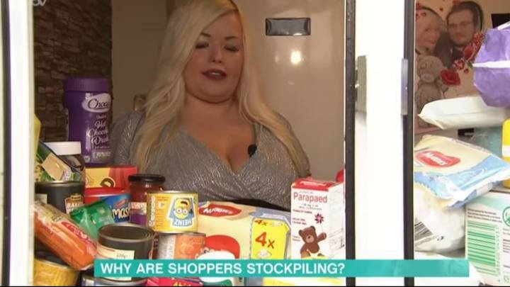 Woman Stockpiling