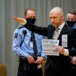Anders Breivik gives Nazi salute in hearing to ‘prove he’s not dangerous’