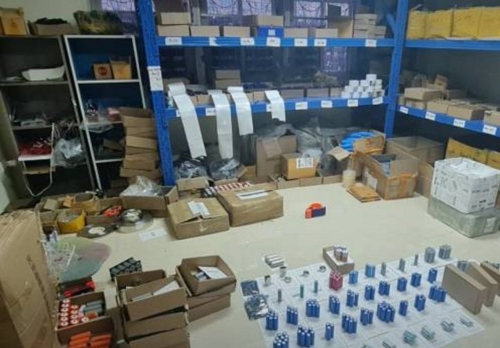 Fake lubricant and dry cell batteries worth over ฿4m seized by Thai police