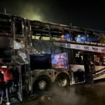 Bus heading to Phuket catches on fire 