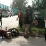 motorcyclist crushed to death by cement truck