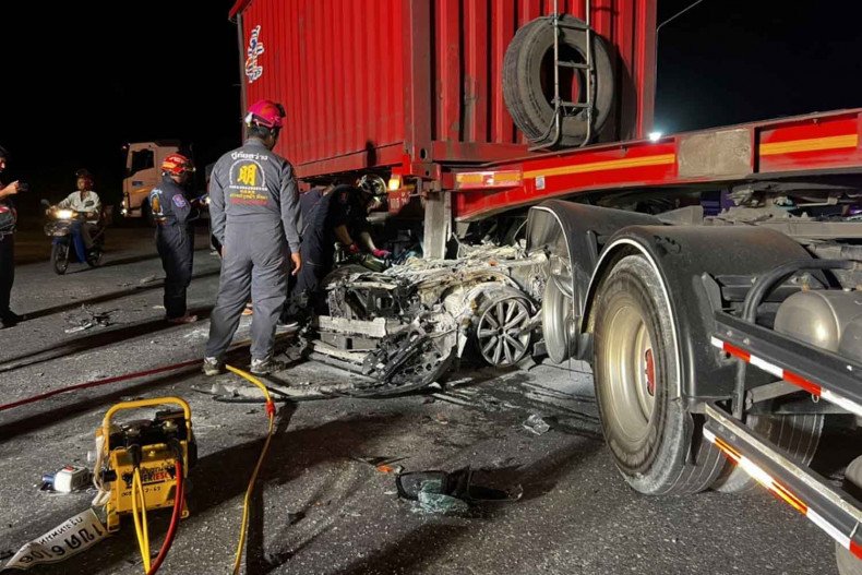 BMW driver killed in crash with turning truck